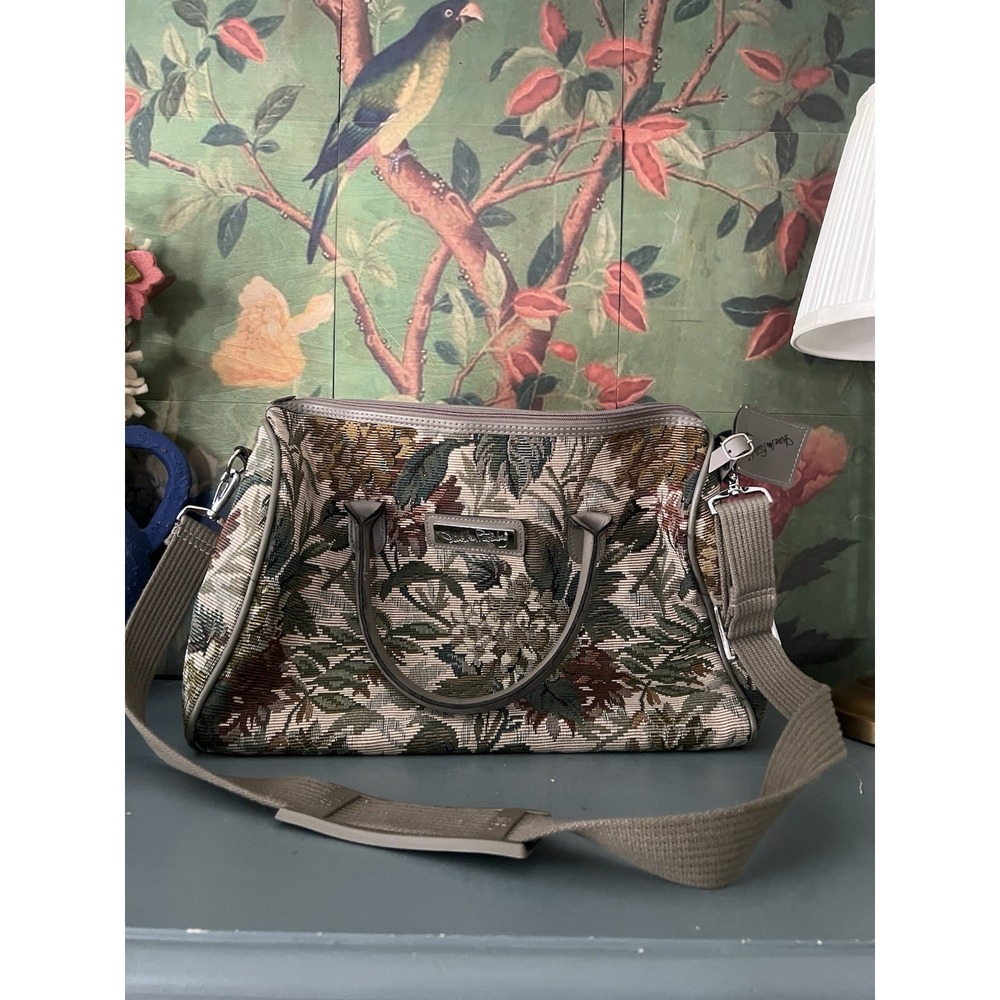 Diane Von Furstenberg Floral Tapestry Convertible Tote Crossbody Bag